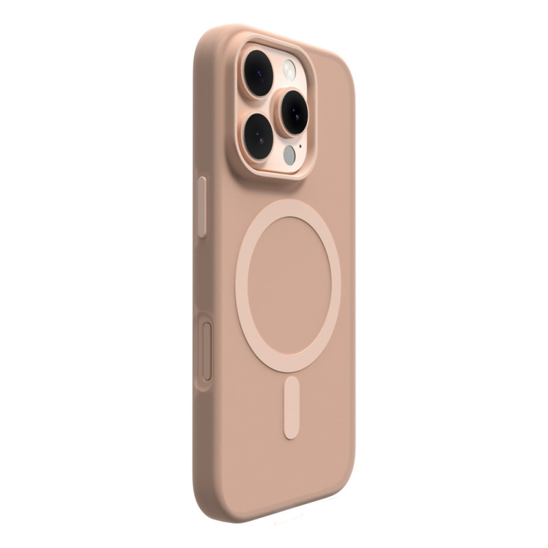 Puro Daylight Funda de silicona MagSafe para iPhone 16 Pro Max, beige