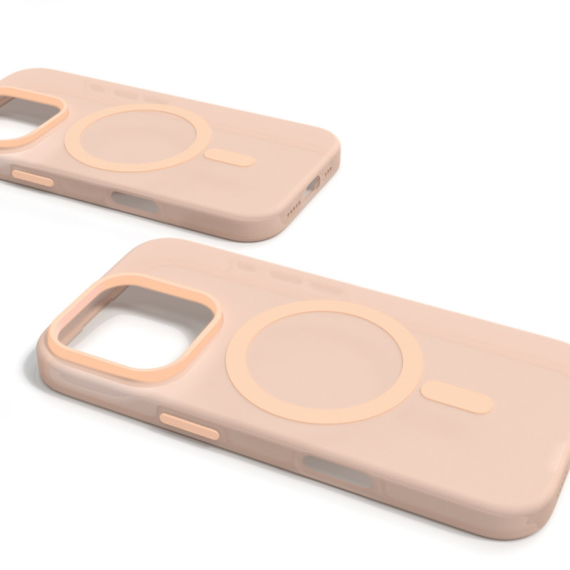 Puro Daylight Funda de silicona MagSafe para iPhone 16 Pro Max, beige
