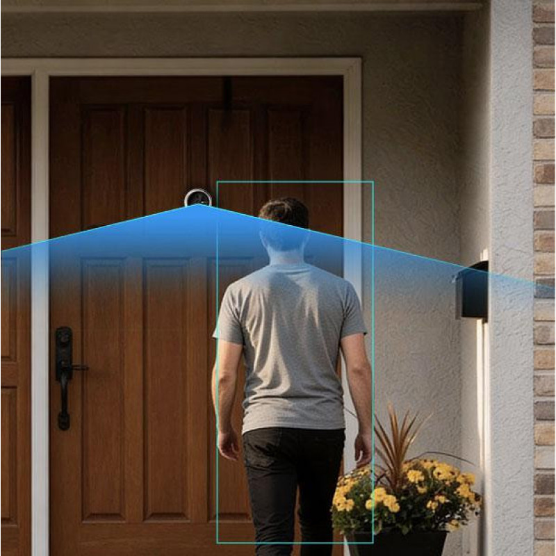 Ezviz CP4 videoportero Wi-Fi de 4 MP, plateado