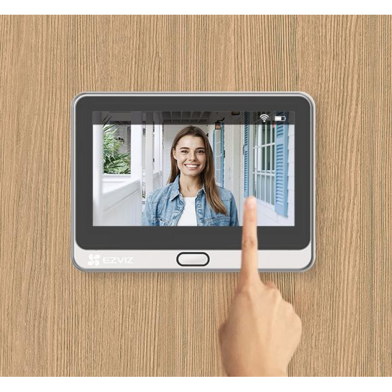 Ezviz CP4 videoportero Wi-Fi de 4 MP, plateado
