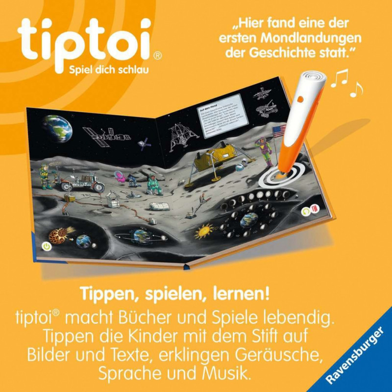 Ravensburger tiptoi El espacio: viajes espaciales, estrellas y planetas (49282)