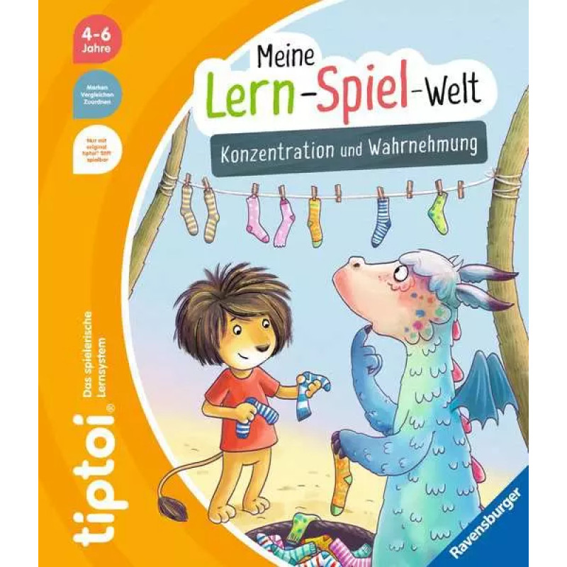 Ravensburger tiptoi Mi mundo de aprendizaje y juego: concentración y percepción (49281)
