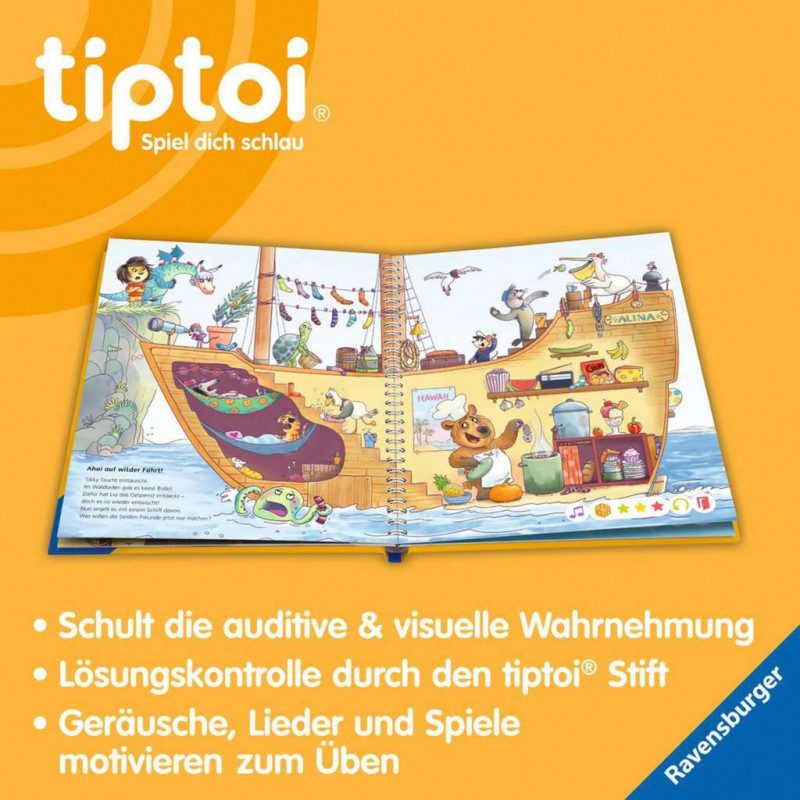 Ravensburger tiptoi Mi mundo de aprendizaje y juego: concentración y percepción (49281)