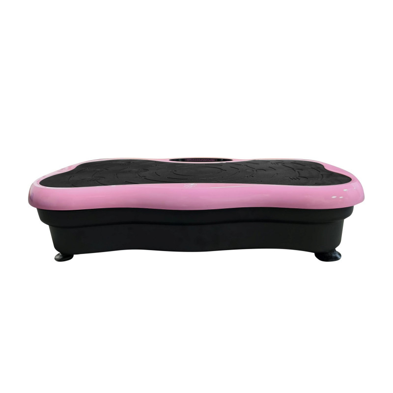 Plataforma vibratoria de fitness Extralink Moonwalk SpinMove, 200 W, rosa