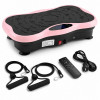 Plataforma vibratoria de fitness Extralink Moonwalk SpinMove, 200 W, rosa