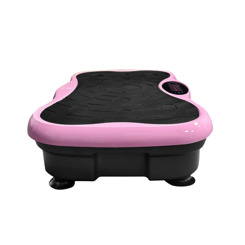 Plataforma vibratoria de fitness Extralink Moonwalk SpinMove, 200 W, rosa