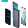 Power bank USAMS PB59 US-CD165 30000 mAh, 65 W, 2x QC3.0 + PD, negro, con cable USB-C a USB-C