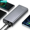 Power bank USAMS PB59 US-CD165 30000 mAh, 65 W, 2x QC3.0 + PD, negro, con cable USB-C a USB-C