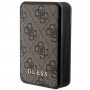 Guess GUPB10DP4GEGW Power Bank 10000 mAh, 18 W, 4G Leather Metal Logo, marrón
