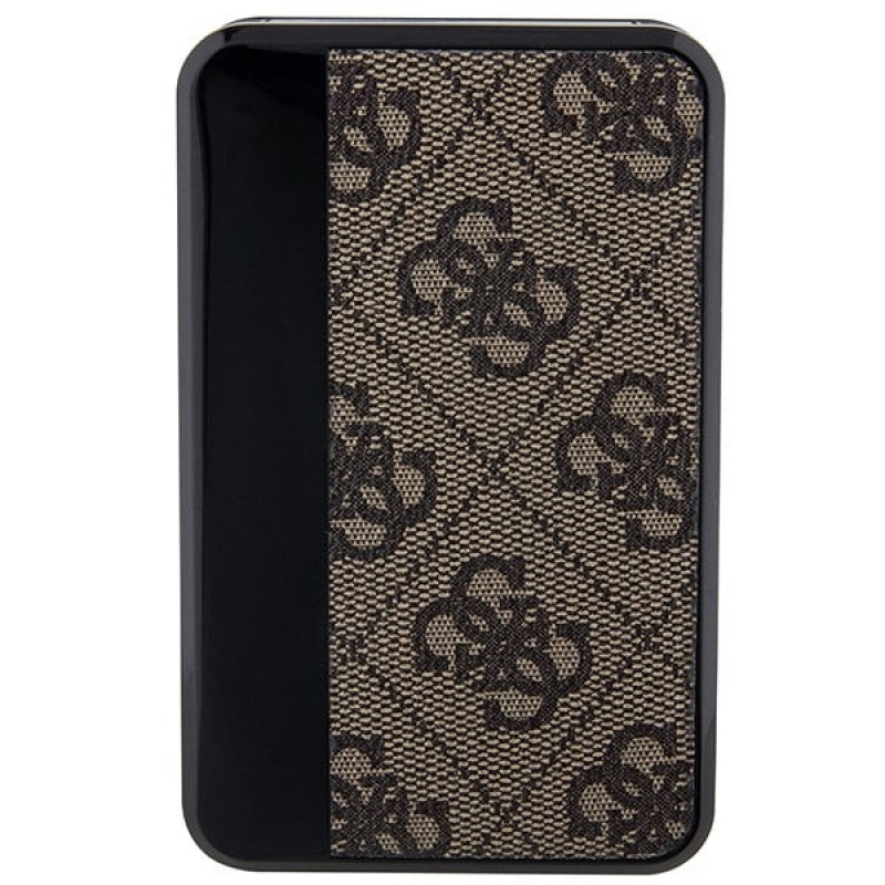 Guess GUPB10DP4GEGW Power Bank 10000 mAh, 18 W, 4G Leather Metal Logo, marrón
