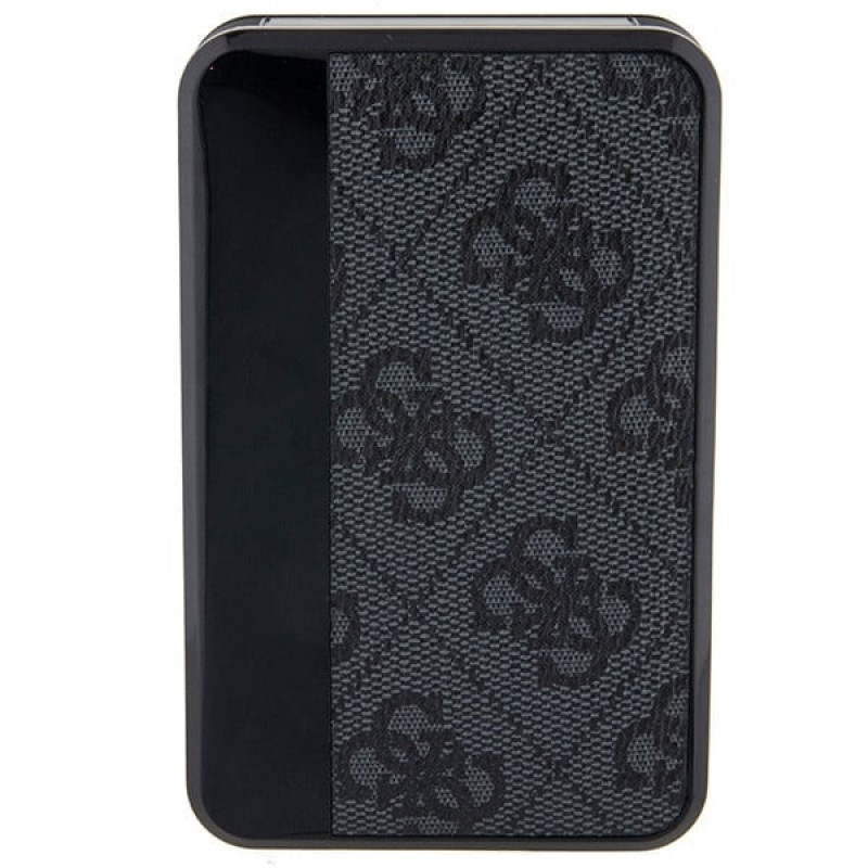 Guess GUPB10DP4GEGK Power Bank 10000 mAh, 18 W, 4G Leather Metal Logo, negro