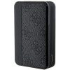Guess GUPB10DP4GEGK Power Bank 10000 mAh, 18 W, 4G Leather Metal Logo, negro
