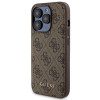 Funda rígida Guess GUBPM5P15L4GEMGW para Apple iPhone 15 Pro + batería externa MagSafe de 5000 mAh, 4G Metal Logo, marrón