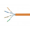Equip 404553 Cable de instalación a granel Cat7 S/FTP, 1000 m, libre de halógenos (LSZH), naranja
