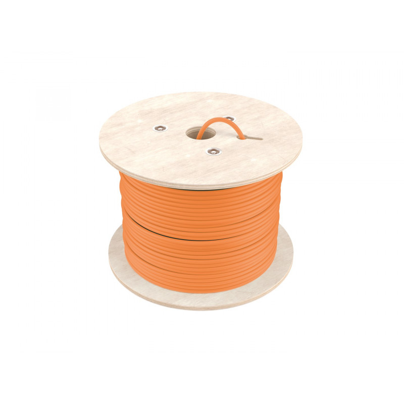 Equip 404553 Cable de instalación a granel Cat7 S/FTP, 1000 m, libre de halógenos (LSZH), naranja