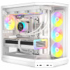 Caja de PC HYTE Y50 Snow White, blanca, cristal templado x 3