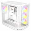 Caja de PC HYTE Y50 Snow White, blanca, cristal templado x 3