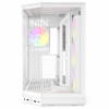 Caja de PC HYTE Y50 Snow White, blanca, cristal templado x 3