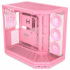 Caja PC HYTE Y50 Strawberry Milk, rosa claro, cristal templado x 3