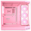 Caja PC HYTE Y50 Strawberry Milk, rosa claro, cristal templado x 3