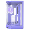 Caja para PC HYTE Y50 Taro Milk, morada, cristal templado x 3