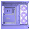 Caja para PC HYTE Y50 Taro Milk, morada, cristal templado x 3