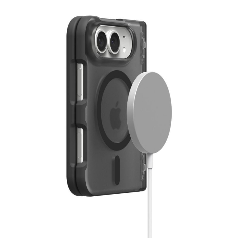 Funda Spigen Ultra Hybrid Pro MagFit para Apple iPhone Duo, Frost Black