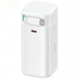 Powerbank USAMS US-CD216 serie XMF 18000 mAh, carga rápida PD 45W, con cable USB-C, blanco