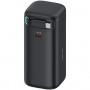 Powerbank USAMS US-CD216 serie XMF 18000 mAh, carga rápida PD 45W, con cable USB-C, negro