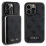 Funda rígida Guess GUBPM5P14L4GEMGK para Apple iPhone 14 Pro + powerbank MagSafe de 5000 mAh, 4G Metal Logo, negra