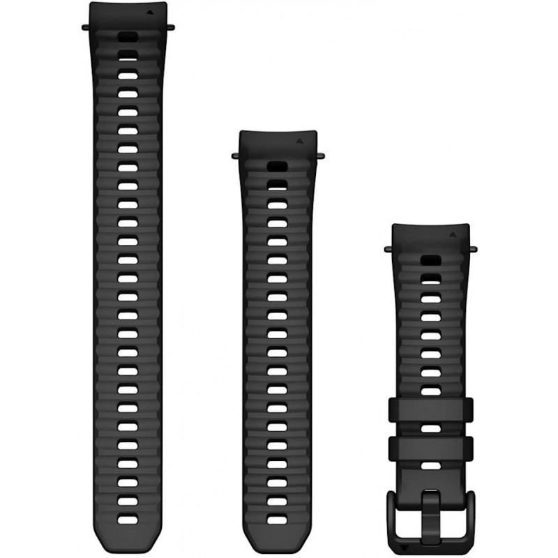 Correa de silicona Garmin de 20 mm para Instinct E 40 mm, 010-13397-01, negra