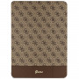 Funda Guess GUFCP12PS4SGW para Apple iPad Pro 12.9 (2020/2021/2022, 4.ª/5.ª/6.ª gen), 4G Stripe Allover, marrón