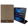 Funda Guess GUFCP12PS4SGW para Apple iPad Pro 12.9 (2020/2021/2022, 4.ª/5.ª/6.ª gen), 4G Stripe Allover, marrón