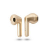 Guess GUTWST82TRD Auriculares inalámbricos TWS intraurales con estación de acoplamiento, Triangle Logo, Bluetooth 5.0, dorado