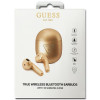 Guess GUTWST82TRD Auriculares inalámbricos TWS intraurales con estación de acoplamiento, Triangle Logo, Bluetooth 5.0, dorado