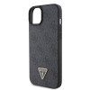 Guess GUHCP15MP4TDSCPK Funda rígida Apple iPhone 15 Plus / 14 Plus, Crossbody 4G Metal Logo, negra