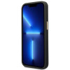 Guess GUHMP14MU4GPRK Funda rígida negra para Apple iPhone 14 Plus / 15 Plus, 4G Logo Plate, MagSafe
