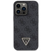 Funda rígida negra Guess GUHCP13LP4TDSCPK para Apple iPhone 13/13 Pro, Crossbody 4G Metal Logo