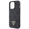 Funda rígida negra Guess GUHCP13LP4TDSCPK para Apple iPhone 13/13 Pro, Crossbody 4G Metal Logo