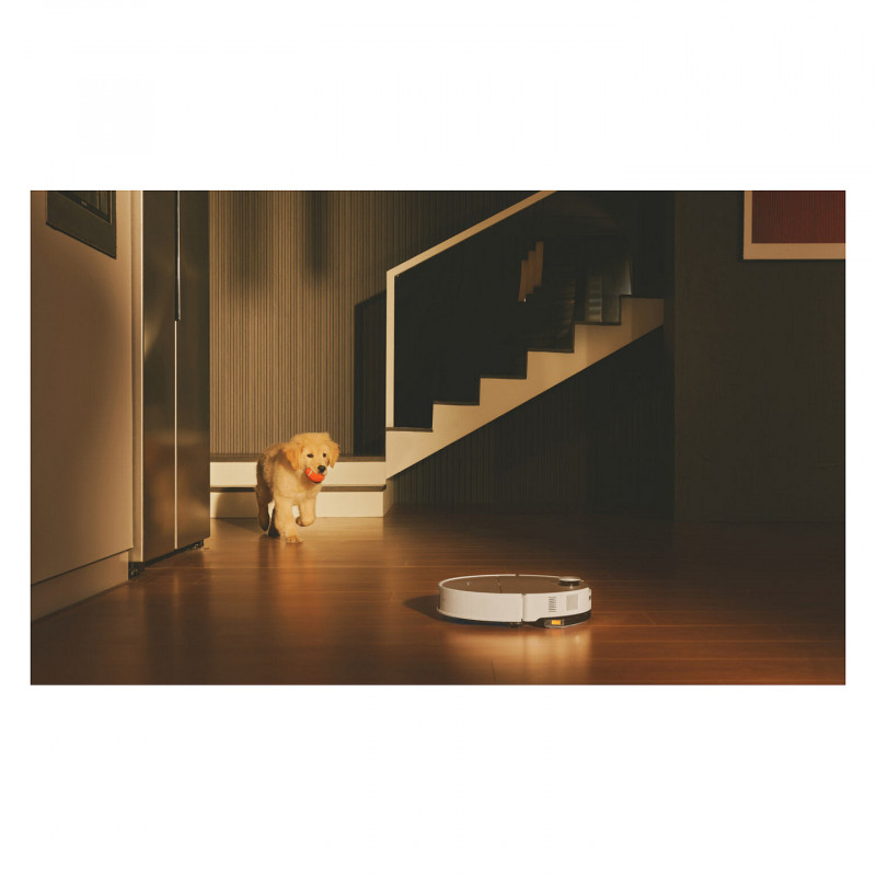 Aspirador robot Roborock Saros 20 Sonic Complete, blanco