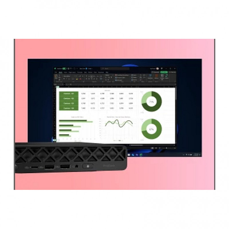 Mini PC HP ProDesk 4 Mini G1i, Intel Core Ultra 5 235T, 16 GB RAM, 512 GB SSD, Windows 11 Pro
