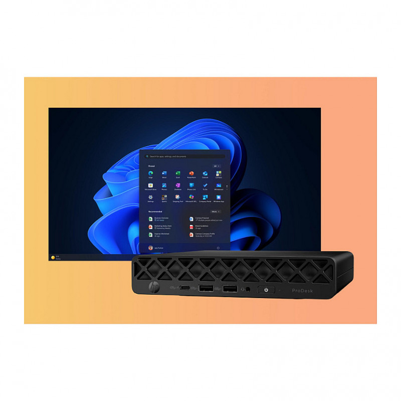 Mini PC HP ProDesk 4 Mini G1i, Intel Core Ultra 5 235T, 16 GB RAM, 512 GB SSD, Windows 11 Pro