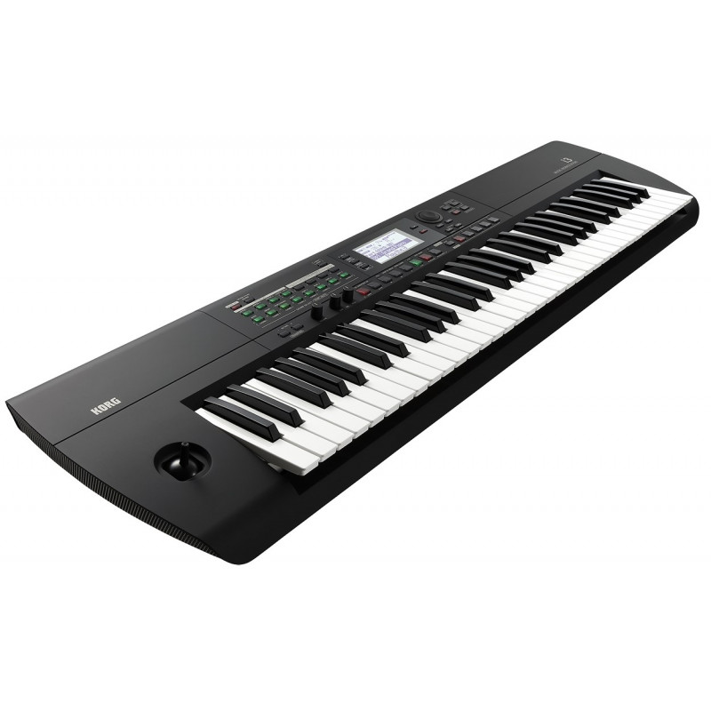 Teclado MIDI Korg i3, 61 teclas, USB, negro