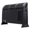 Calefactor convector con ventilador Rowenta Vectissimo Turbo CO3035F1, 2400 W, negro