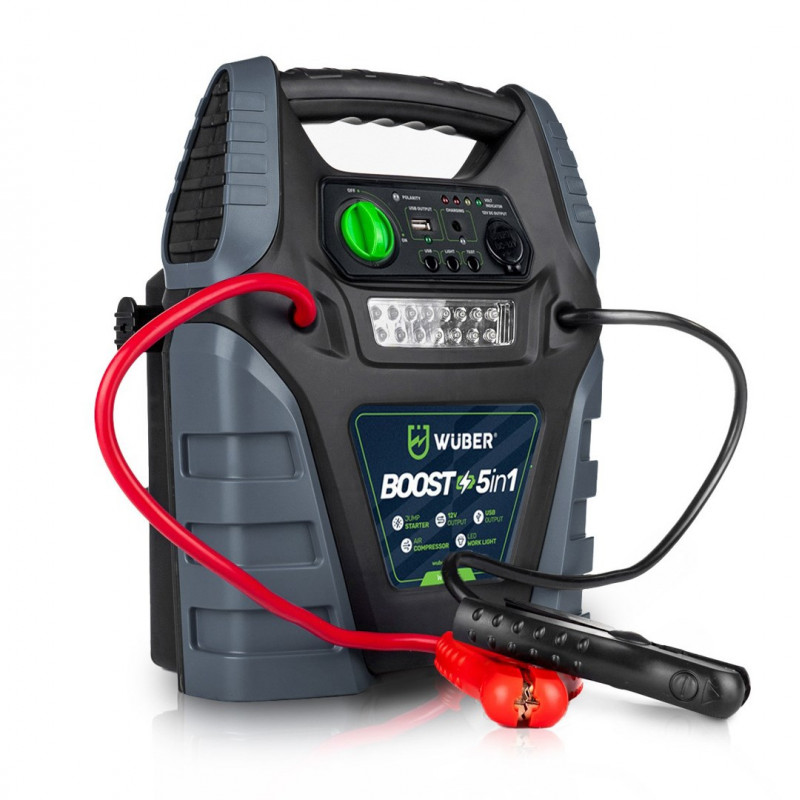 Compresor de aire booster 5 en 1 Wuber W14270 con arrancador