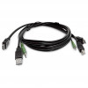 Cable KVM HDMI StarTech.com SKHDMMKVM-06-TAA compatible con TAA, USB 2.0, audio de 3,5 mm, 1,8 m