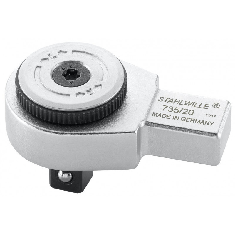 Stahlwille 735/20 58250020 carraca de inserción, 1/2", 18 mm