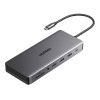 Estación de acoplamiento USB-C para portátil Ugreen Revodok Pro 313 (15978), UGR1851, 100 W, gris