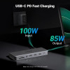 Estación de acoplamiento USB-C para portátil Ugreen Revodok Pro 313 (15978), UGR1851, 100 W, gris