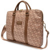 Bolsa para portátil Guess GCube Stripes GUCB15HGCFSEW, hasta 16", marrón